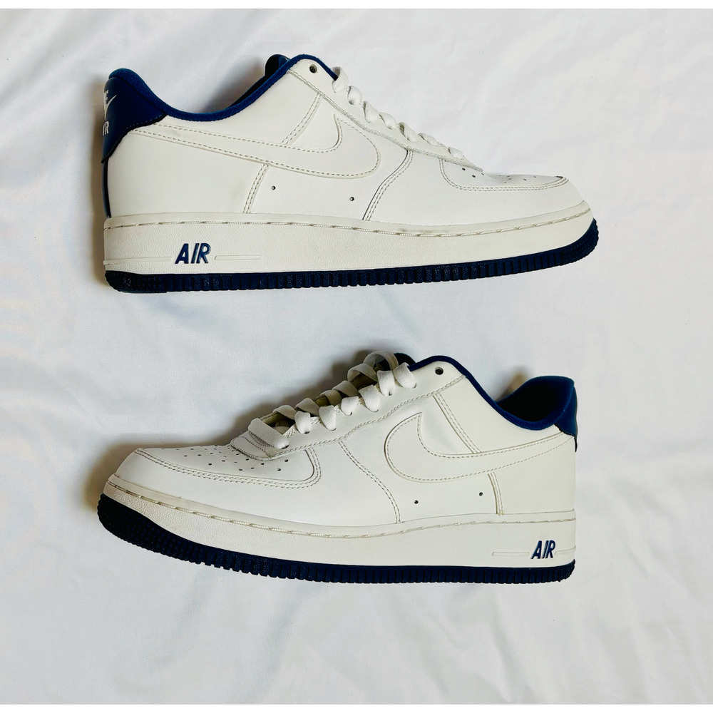 Nike Air Force 1 '07 Low Blue White Sneaker CD0884-102 Mens Size 8 Shoes AF1